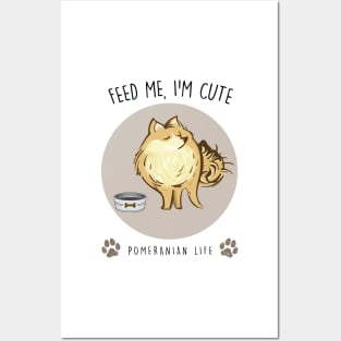 Feed me, I'm cute Posters and Art